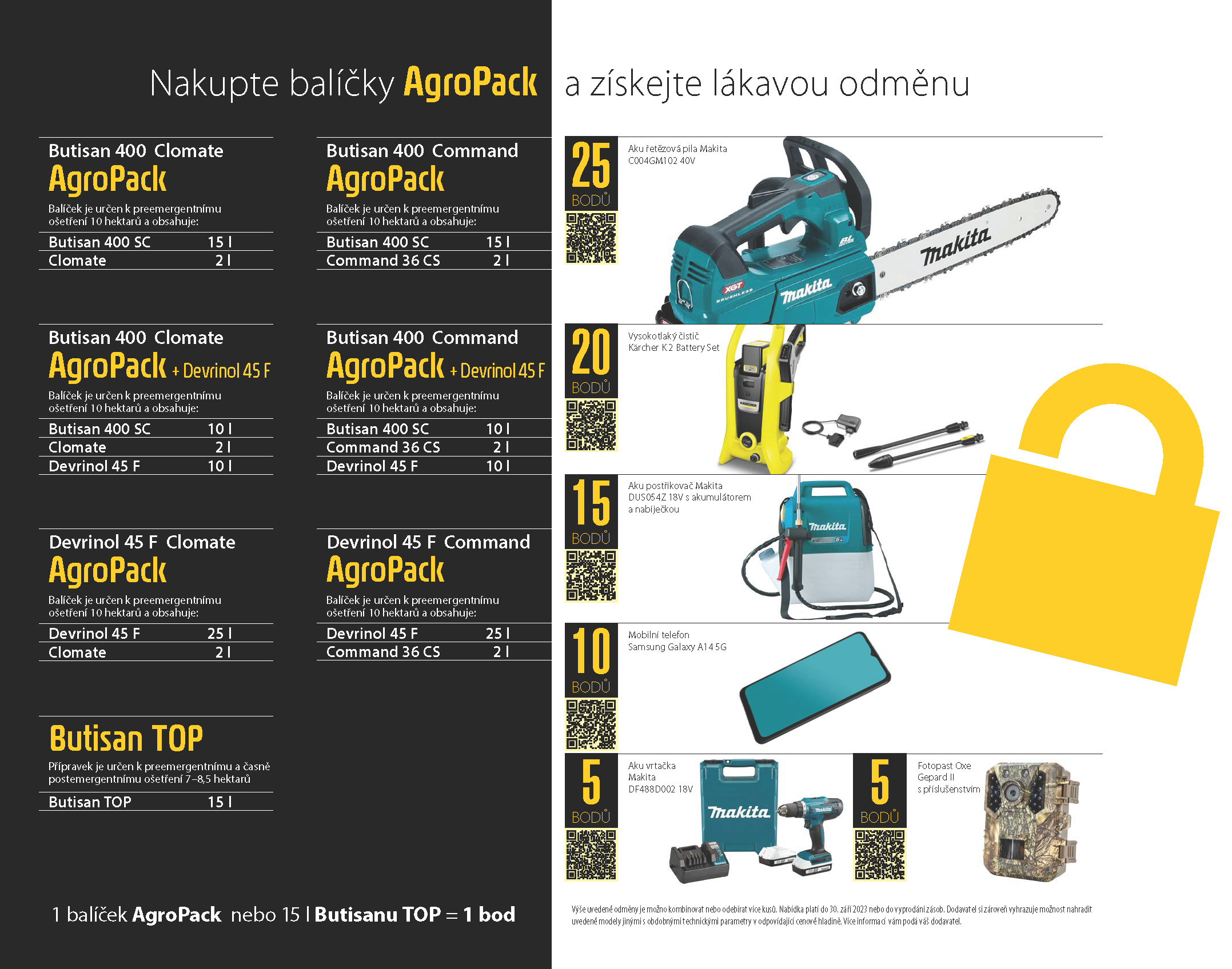 AgroPack s odměnou