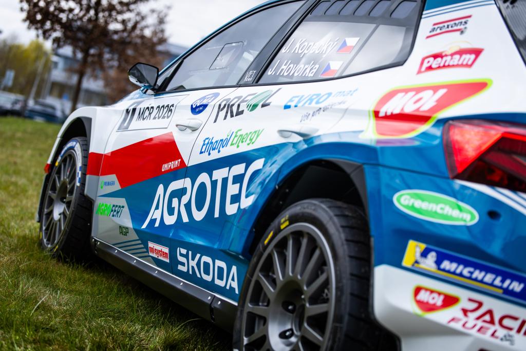 AGROFERT i letos podporuje AGROTEC Škoda Rally Team